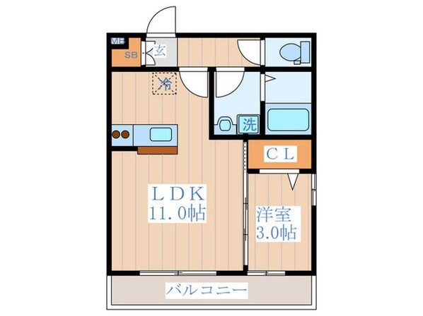 アザリ－の物件間取画像